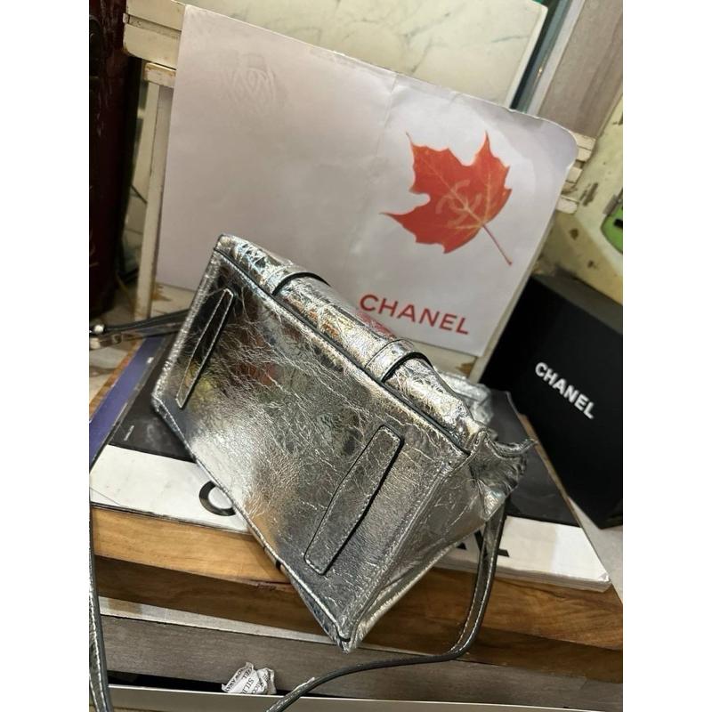 🔥 現貨【🇰🇷 Tanned】|韓國 金屬色系前插袋托特手提包👜正韓 長夾包 上課包 化妝包 iPad包-細節圖8