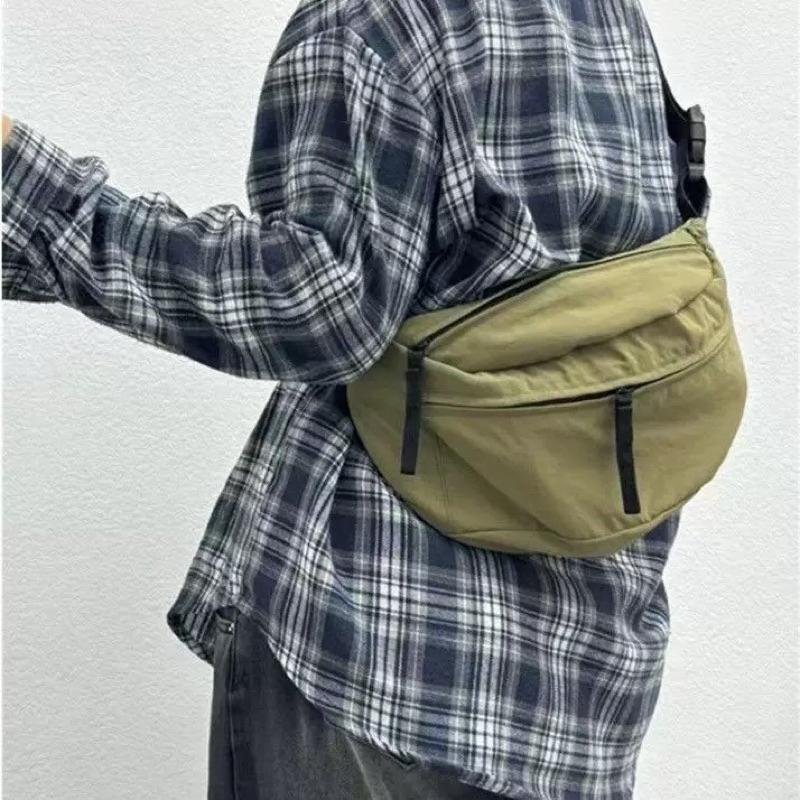 🔥 現貨【🇰🇷 Tanned】|韓國 輕量斜側背包👜正韓 輕便包 開學包 隨身包 腰包 胸包-細節圖8