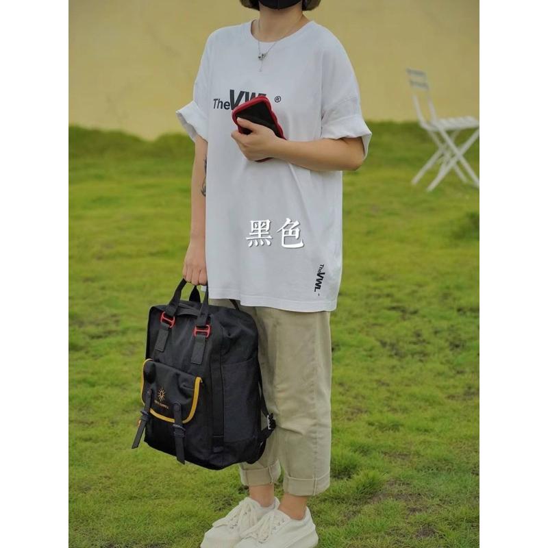 現貨🔥 【🇯🇵Tanned】| 日本 帆布配色手提後背包👜防水包 旅行包 出遊包 露營包-細節圖5