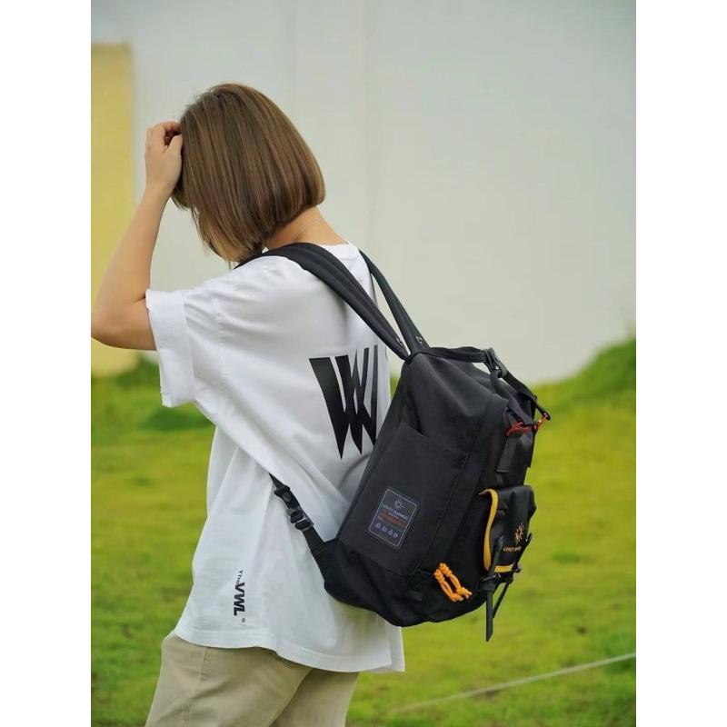 現貨🔥 【🇯🇵Tanned】| 日本 帆布配色手提後背包👜防水包 旅行包 出遊包 露營包-細節圖7