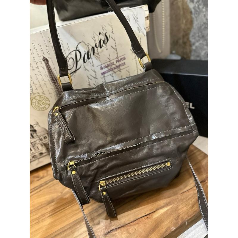 🔥 現貨【🇰🇷 Tanned】|韓國 牛皮潘朵拉盒子手提側背包👜正韓 真皮系列 牛皮皮革 父親節禮物 母親節禮物 公事包-細節圖4