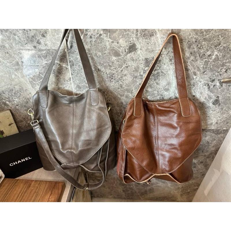 🔥 現貨【🇰🇷 Tanned】|韓國 牛皮系列特殊造型後拉鍊側背包👜正韓 真皮系列 牛皮皮革 復古包 耐用包 高品質平替-細節圖8