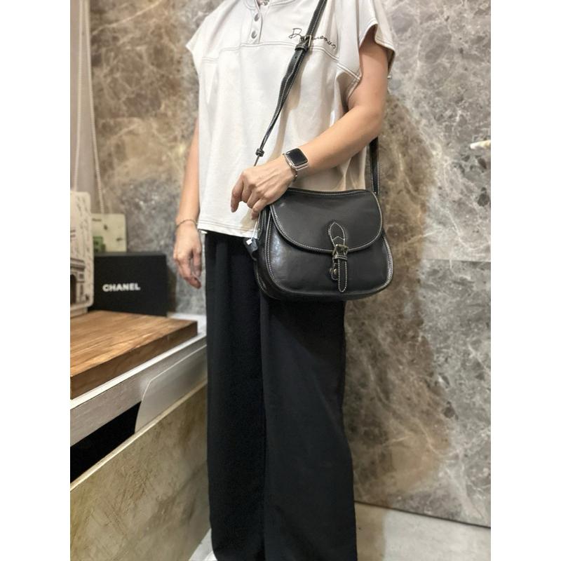 🔥 現貨【🇰🇷 Tanned】|韓國 2story質感植鞣牛皮簡約蓋子信封斜背包👜正韓 真皮系列 牛皮皮革 簡約包 文青-細節圖7