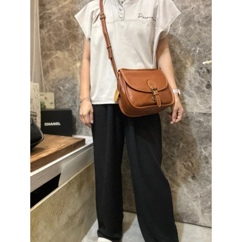 🔥 現貨【🇰🇷 Tanned】|韓國 2story質感植鞣牛皮簡約蓋子信封斜背包👜正韓 真皮系列 牛皮皮革 簡約包 文青-細節圖9