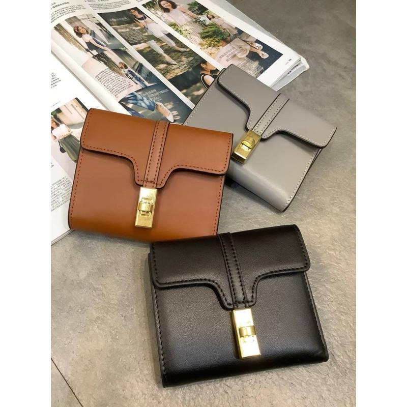 🔥 現貨【🇰🇷 Tanned】【保固】|韓國 前扣子牛皮短夾💼正韓 真皮系列 牛皮皮革 卡夾包 錢包 卡片包 短夾-細節圖2