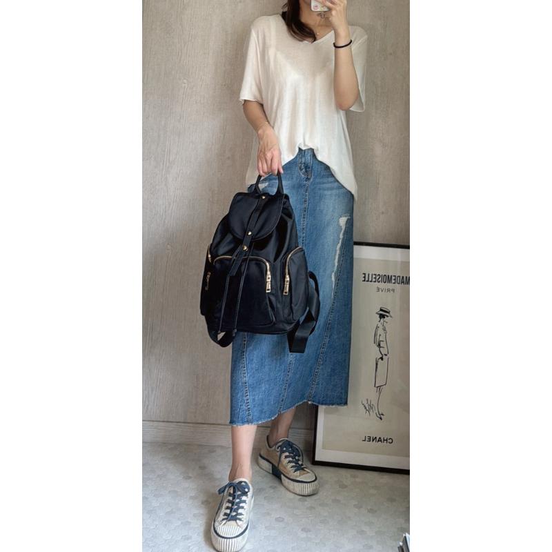 🔥 現貨【🇰🇷 Tanned】|韓國 福袋尼龍後背包👜正韓 輕便包 媽媽包 背包客包-細節圖4