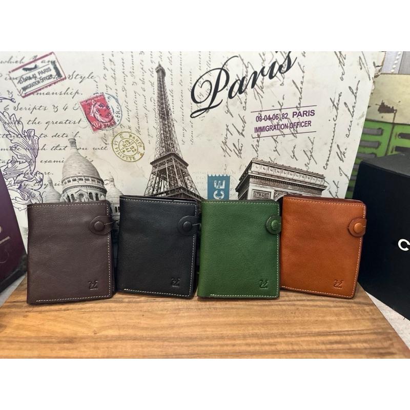 🔥 現貨【🇰🇷 Tanned】|韓國2story旁扣子短夾👜正韓 真皮系列 牛皮皮革 錢包 短夾 午餐隨身包-細節圖2