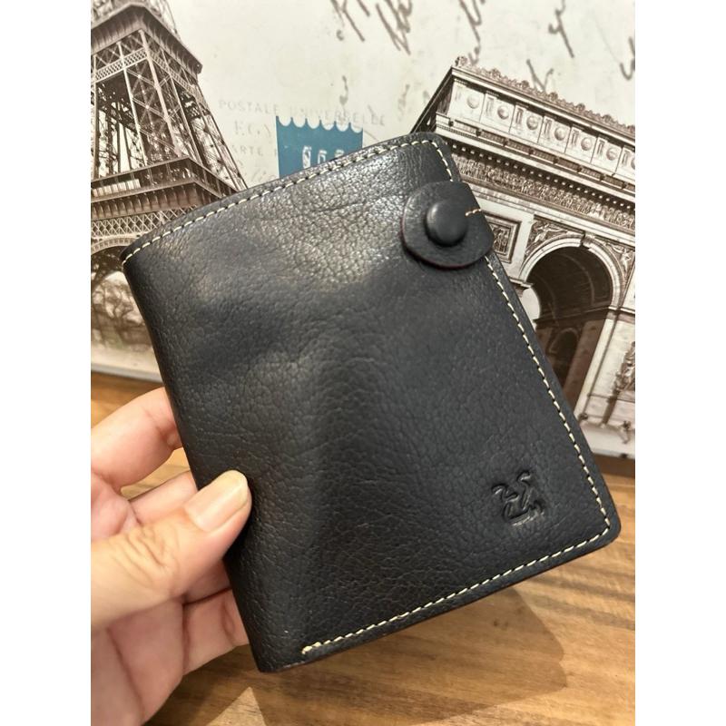 🔥 現貨【🇰🇷 Tanned】|韓國2story旁扣子短夾👜正韓 真皮系列 牛皮皮革 錢包 短夾 午餐隨身包-細節圖5