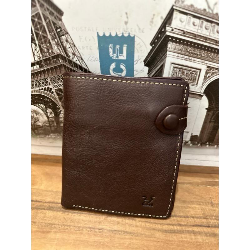 🔥 現貨【🇰🇷 Tanned】|韓國2story旁扣子短夾👜正韓 真皮系列 牛皮皮革 錢包 短夾 午餐隨身包-細節圖7