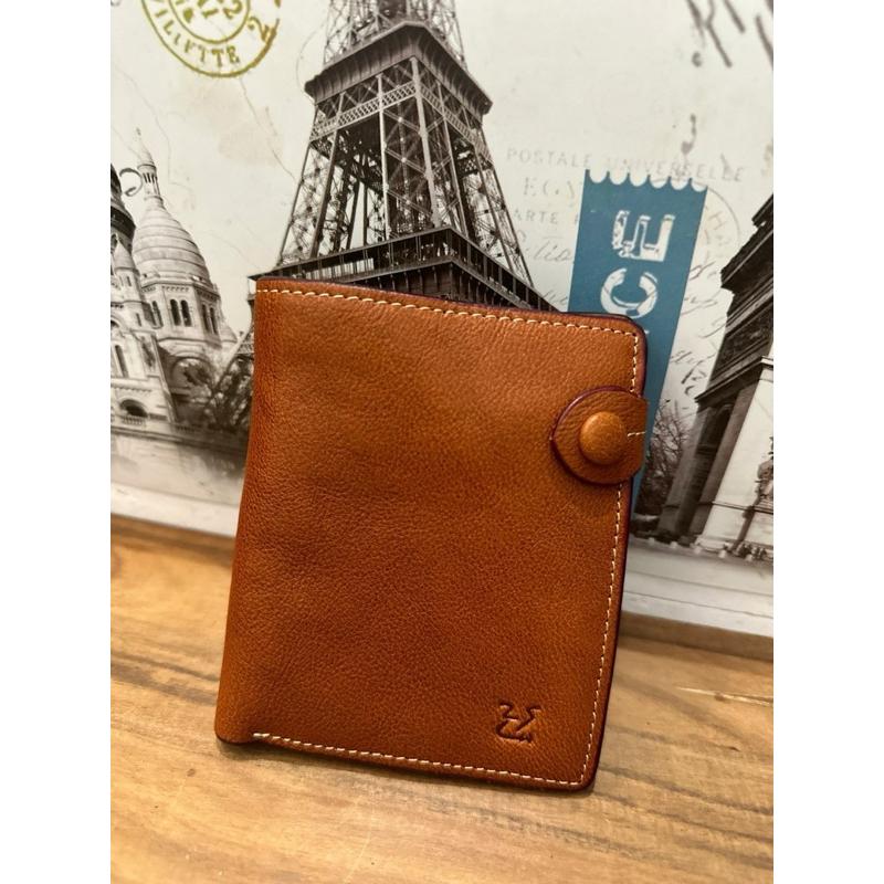 🔥 現貨【🇰🇷 Tanned】|韓國2story旁扣子短夾👜正韓 真皮系列 牛皮皮革 錢包 短夾 午餐隨身包-細節圖8