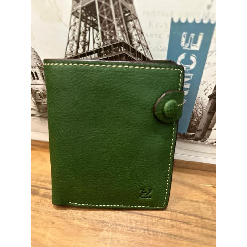 🔥 現貨【🇰🇷 Tanned】|韓國2story旁扣子短夾👜正韓 真皮系列 牛皮皮革 錢包 短夾 午餐隨身包-細節圖9