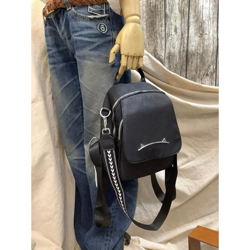 🔥 現貨【🇰🇷 Tanned】|韓國 英文拉鏈小後背包👜防水小背包 男生包包 生日禮物 父親節禮物-細節圖3