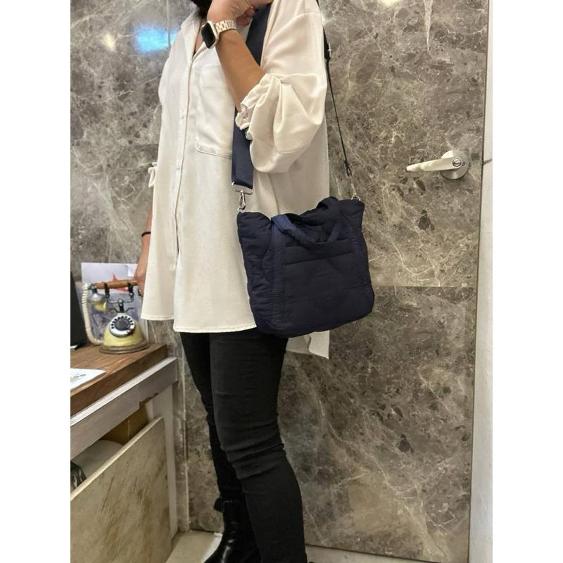 🔥【🇰🇷 Tanned】【保固】|韓國手提空氣包👜正韓 輕便包 高質感包 手提包 側背包-細節圖6