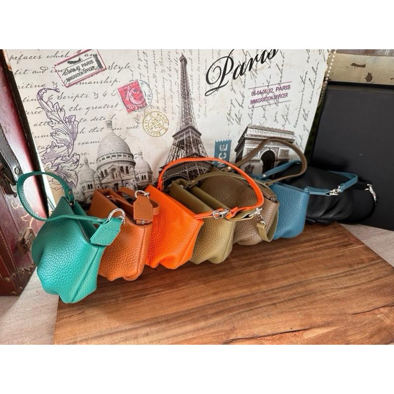 🔥 現貨【🇰🇷 Tanned】| 實用手拿拉鍊手拿雲朵零錢包👝真皮系列 牛皮皮革 耐用錢包 皮包 隨身包-細節圖7