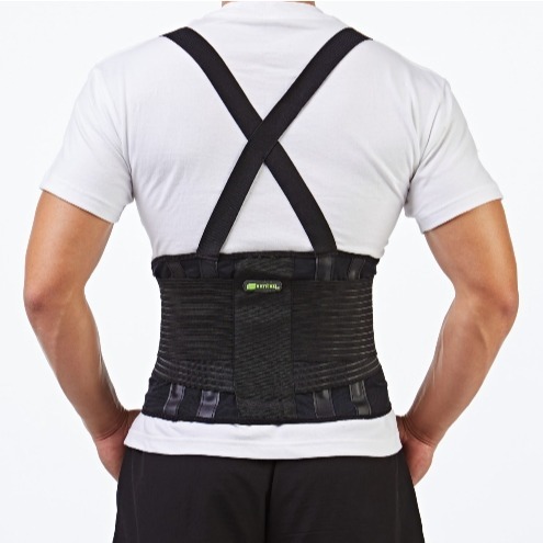 [SENTEQ] 肩帶可調式專業型透氣工作護腰帶(護腰/支撐條/工作腰帶/搬運防護)