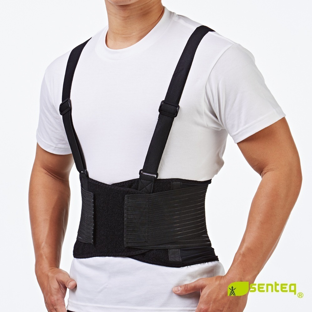 [SENTEQ]台灣製造 現貨 護腰 透氣腰帶 工作護腰 肩帶護腰 專業型 雙重加壓 支撐束腰 做工輔助腰帶 正公司貨-細節圖2