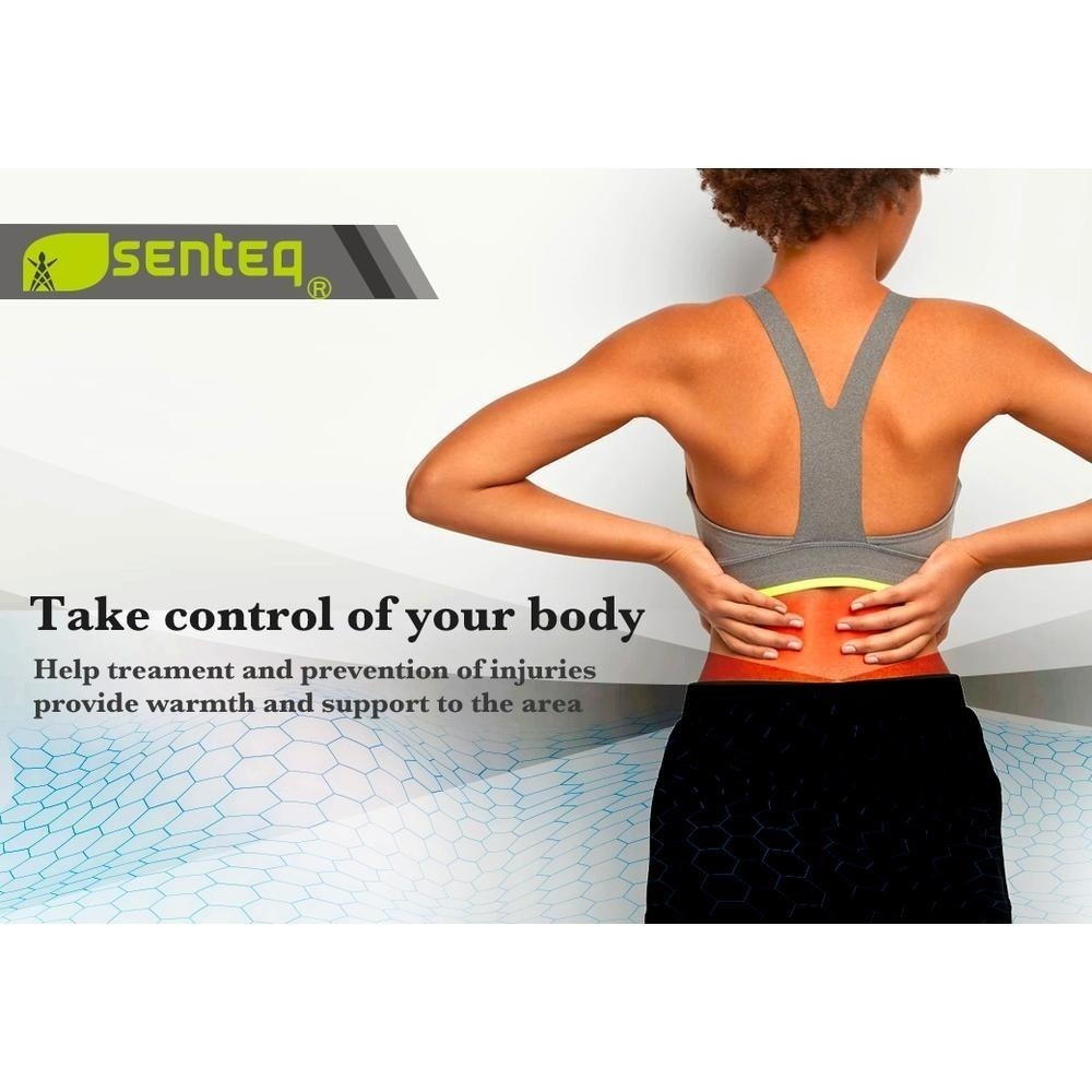[SENTEQ]台灣製造 現貨 護腰 透氣腰帶 下背部腰帶 塑腰帶 專業型 雙重加壓 支撐束腰 加強式 六支撐條 公司貨-細節圖2