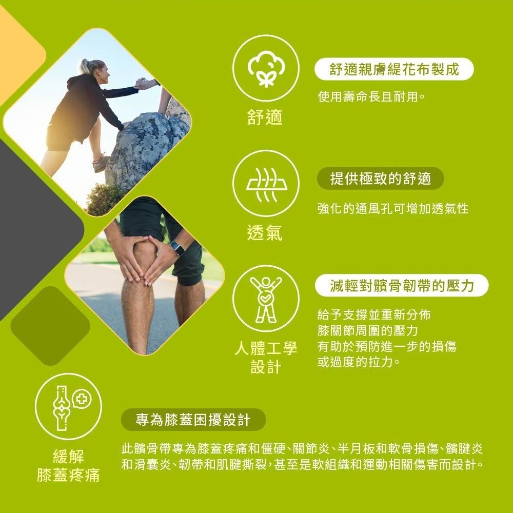 [SENTEQ] 台灣製造 現貨 髕骨帶 髕骨固定 髕骨護具 髕骨保護 膝蓋護帶 軟墊支撐 膝蓋固定 髕骨支撐 正公司貨-細節圖4