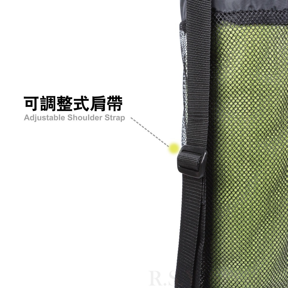 [台灣製+現貨]瑜珈滾筒收納袋 網袋 瑜珈棒 瑜珈柱 瑜珈墊 瑜珈用品 瑜珈用 收納包 瑜珈棒收納袋 瑜珈柱收納袋-細節圖2