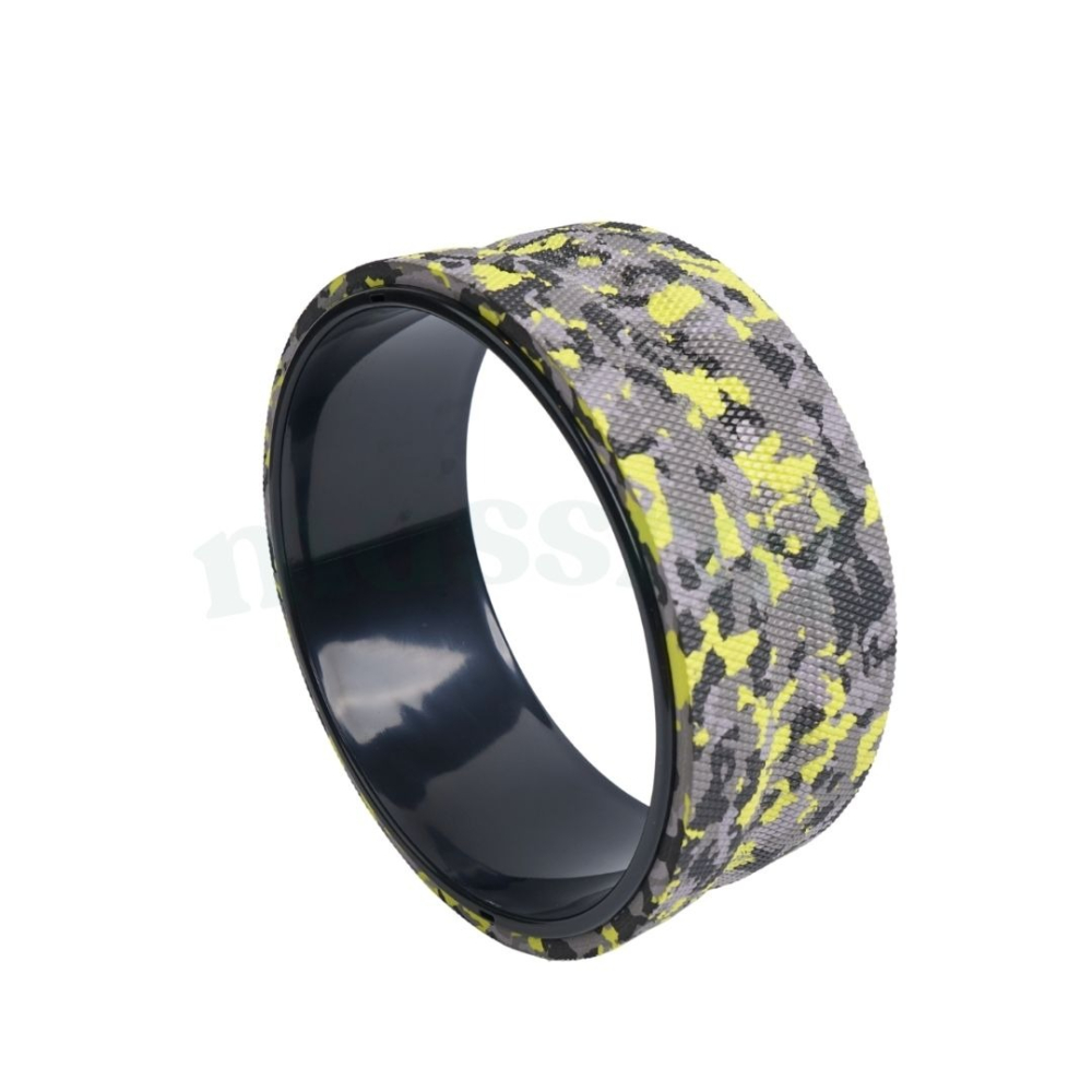 【100%台灣製💯】10MM厚 美國亞馬遜熱銷同款 護脊防滑瑜珈輪 瑜珈健身輪 伸展 平衡輪-細節圖8