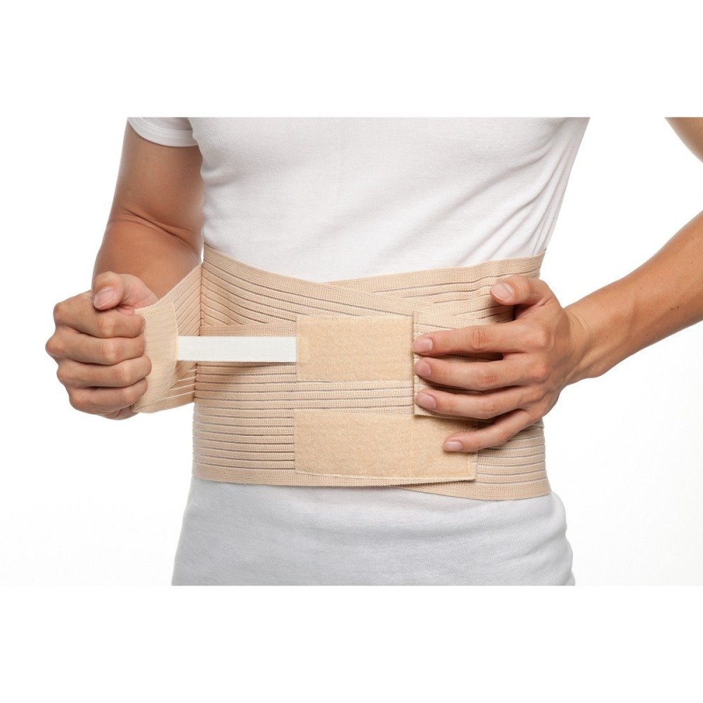 [SENTEQ]台灣製造 現貨 護腰 透氣腰帶 下背部腰帶 塑腰帶 專業型 雙重加壓 支撐束腰 加強式 膚色款 公司貨-細節圖4