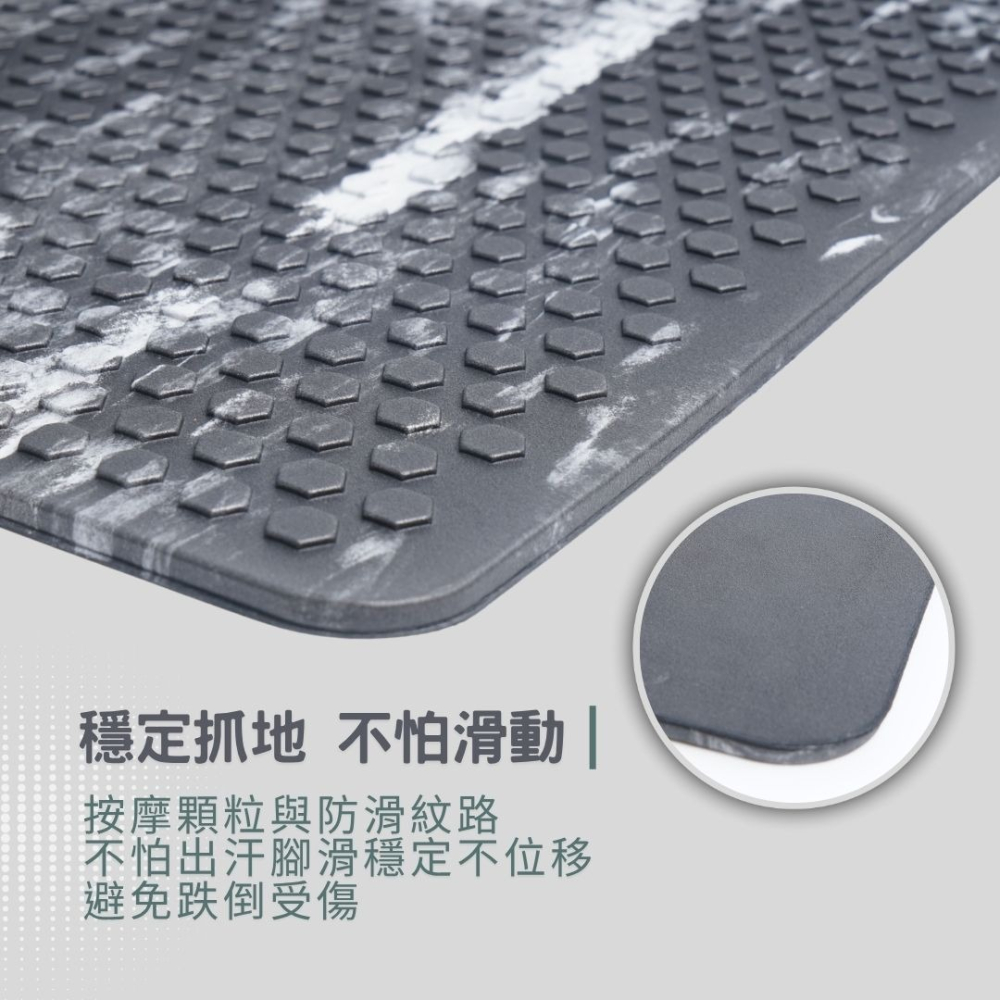 台灣製 摺疊運動墊 多功能跳墊 居家健身 緩衝防滑 跳繩墊 健身地墊 抗震運動墊 超慢跑墊 EVA防震 瑜伽跳繩兩用墊-細節圖3