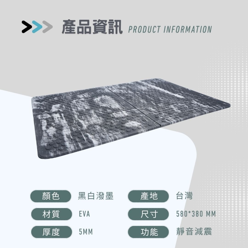 台灣製 摺疊運動墊 多功能跳墊 居家健身 緩衝防滑 跳繩墊 健身地墊 抗震運動墊 超慢跑墊 EVA防震 瑜伽跳繩兩用墊-細節圖7