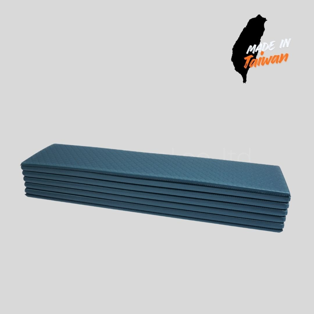 台灣製現貨 10MM折疊 POE 環保瑜伽墊 運動墊 健身墊 居家便攜 12折瑜珈墊 防水抗污 易收納 多功能墊 露營-細節圖2