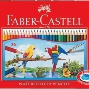 松林(特惠全新)輝柏 Faber-Castell 36色油性色鉛筆 /輝柏水性色鉛筆36色紅盒紅色鐵盒MetalBox-細節圖3