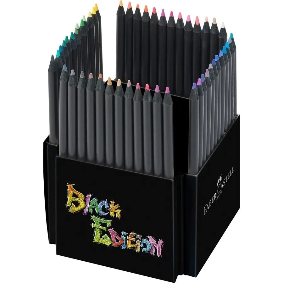 松林 Faber-Castell-黑旋風極軟油性色鉛筆 12/24/36鐵盒,100色紙盒 適深色淺色紙-細節圖6