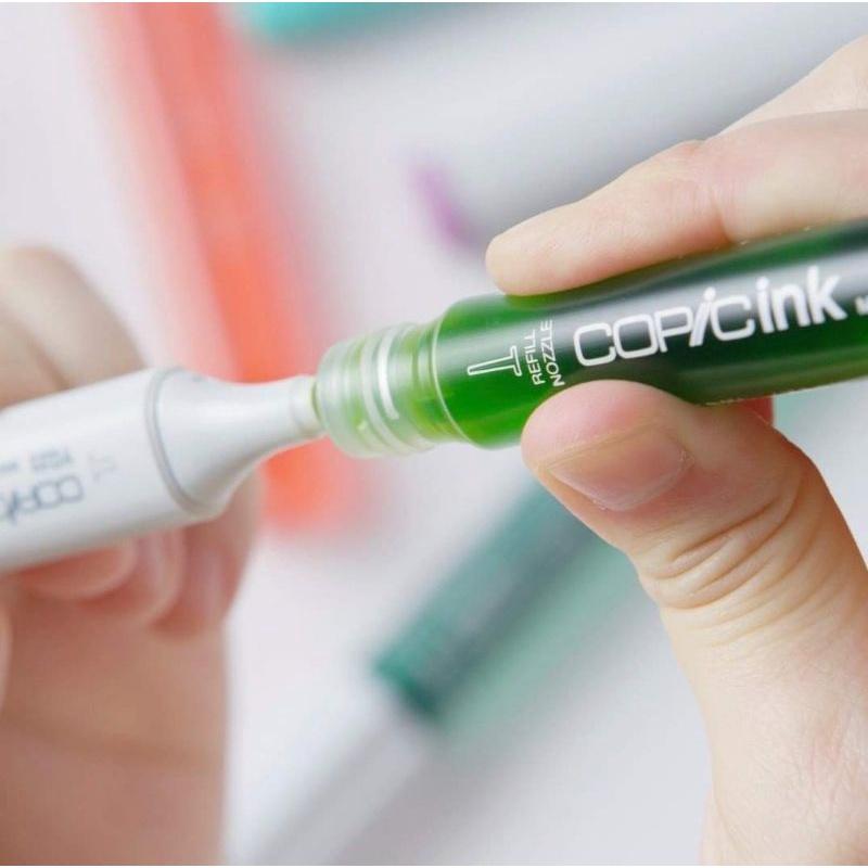 松林 COPIC墨水螢光系列及寛版空筆 日本Copic麥克筆補充墨水 酒精墨水藝術畫酒精畫 12/25CC ink-細節圖7