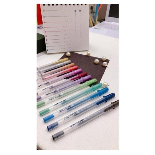 松林 櫻花GELLY ROLL Metallic PGB珍珠彩證券筆金屬色系12色組 適繪黑色紙 XPGB-12MT-細節圖5