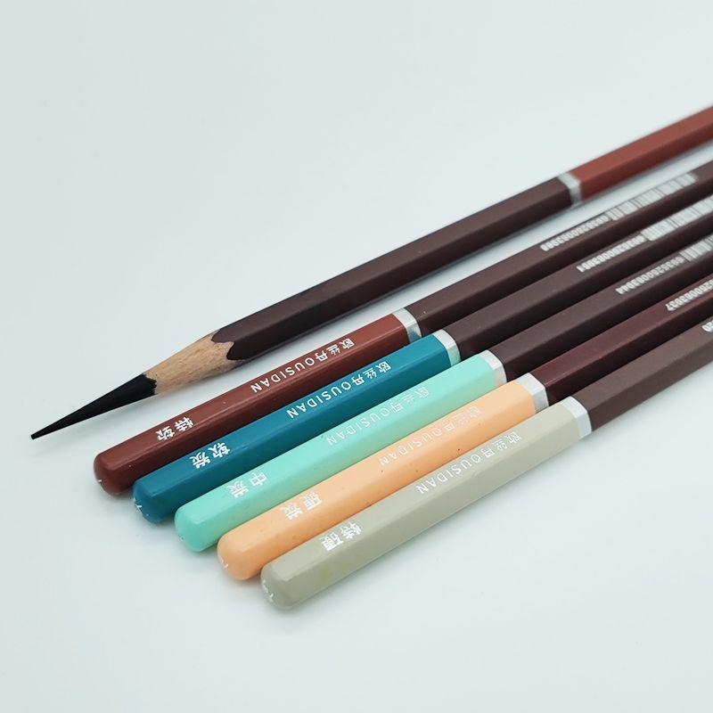 松林 歐絲丹 OUSIDIN 專業炭精筆 碳精筆 特硬/硬炭/中炭/軟炭/特軟/14B啞光/16B特濃效果 7種軟硬度-細節圖2