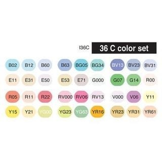 日本原裝全新進口-copic ciao第三代麥克筆36色 A/B/C/D/E組(建議使用宅配寄送，超商運送容易壓壞。)-細節圖3