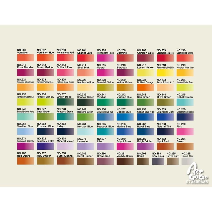 松林 韓國 SaeHan 藝術家的秘密 art secret 透明水彩 12ml 12、18、24色-細節圖4
