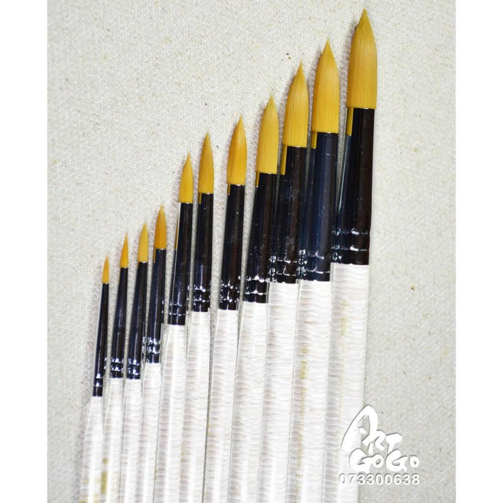 松林 愛丁堡 水晶尼龍水彩筆 壓克力筆 系列 #E030 0號-10號 賣場-細節圖2