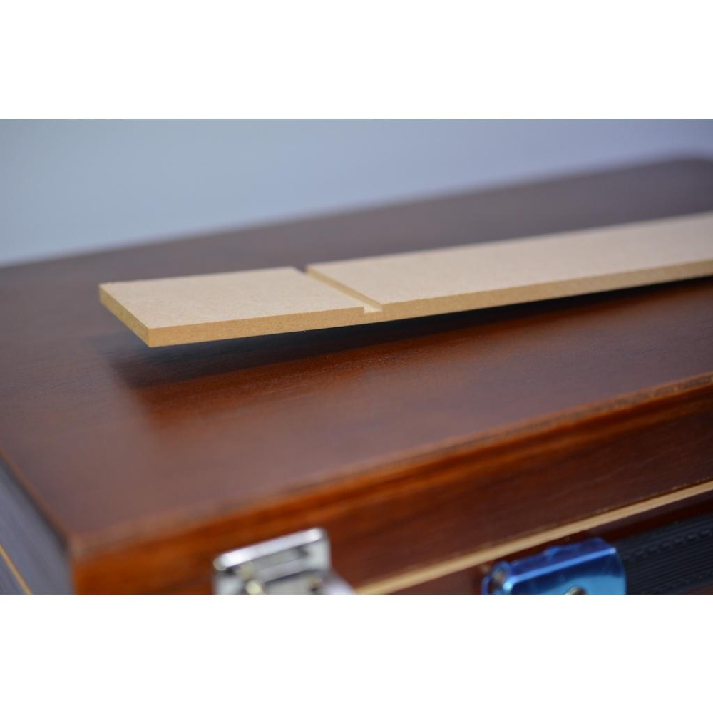 松林_小 畫箱 中型 銀扣 棕色 44×22.5×10 CM 附肩帶-微瑕疵出清售完不補-細節圖5