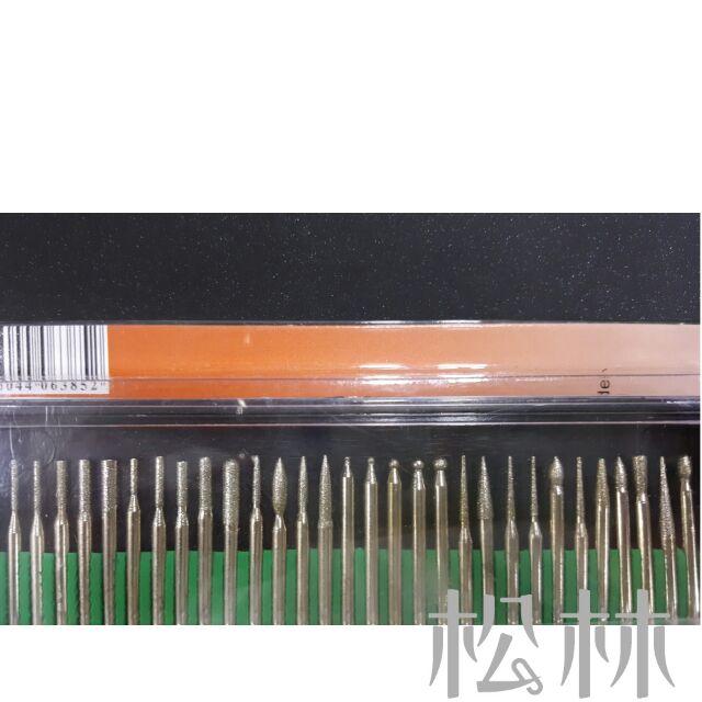 30件 鑽石輪組 3mm柄 Diamond grinding bur sets-細節圖2
