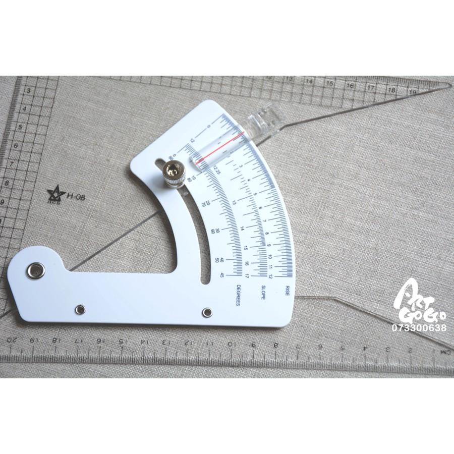 HCS 方眼 勾配定規 可調角度三角板-095005-1-細節圖2