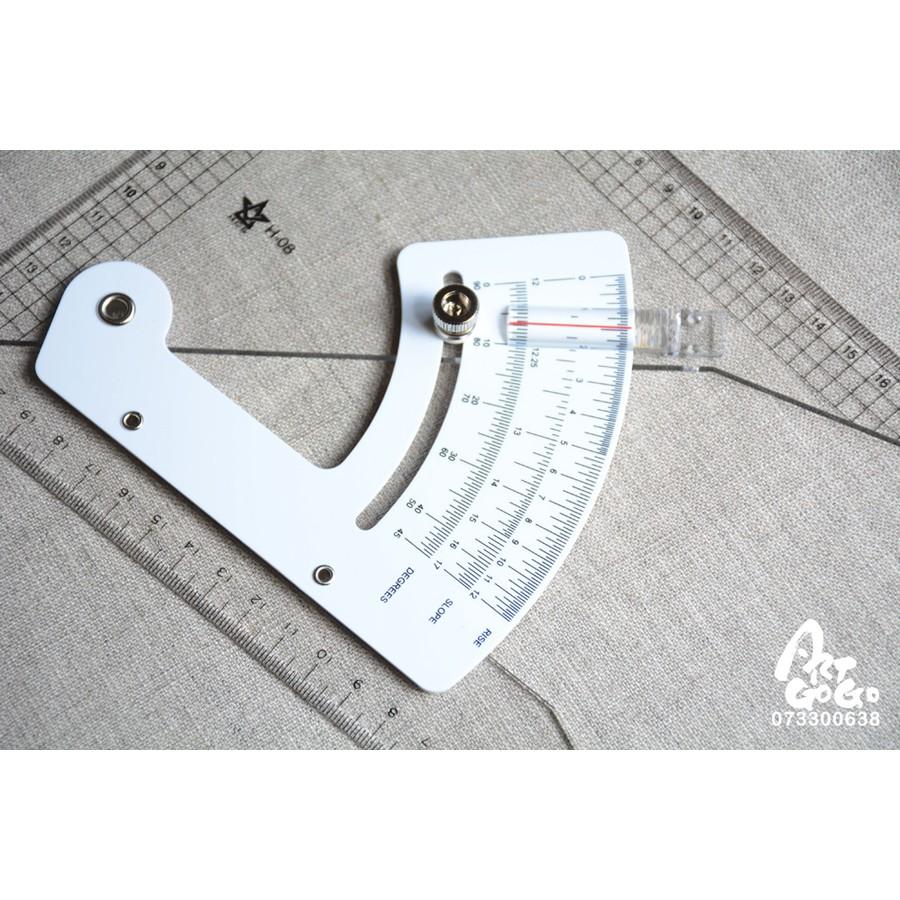 HCS 方眼 勾配定規 可調角度三角板-095005-1-細節圖3