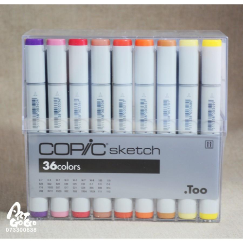 松林 日本COPIC SKETCH 第二代 麥克筆 36色套組 附壓克力盒(建議使用宅配寄送，超商運送容易壓壞。)