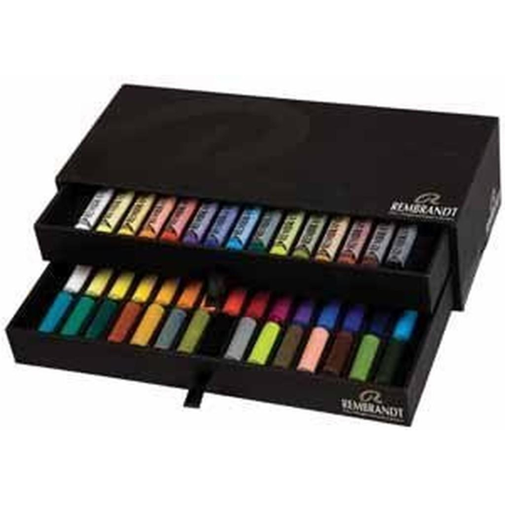 松林 特價 Rembrandt林布蘭 -粉彩紀念組 15色+30色短支-31840018 抽屜式 林布蘭粉彩-細節圖3