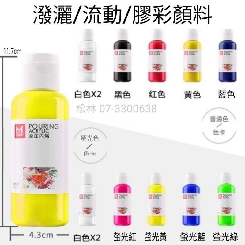 松林 特價買1送1  澆彩壓克力顏料 套裝 流體畫顏料 潑灑畫 流動畫壓克力顏料 澆彩畫 pouring acrylic-細節圖3