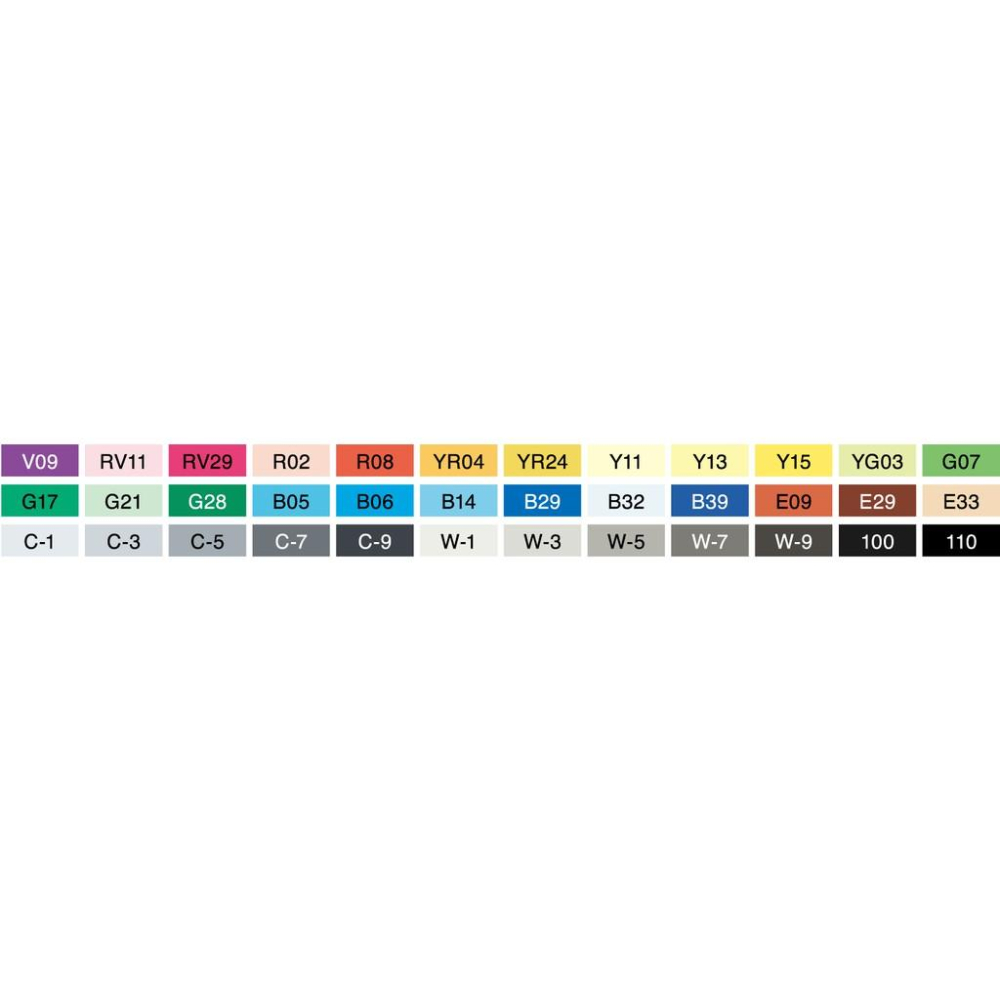 松林 日本 COPIC Classic 麥克筆 第一代 36色套裝 72色-細節圖2