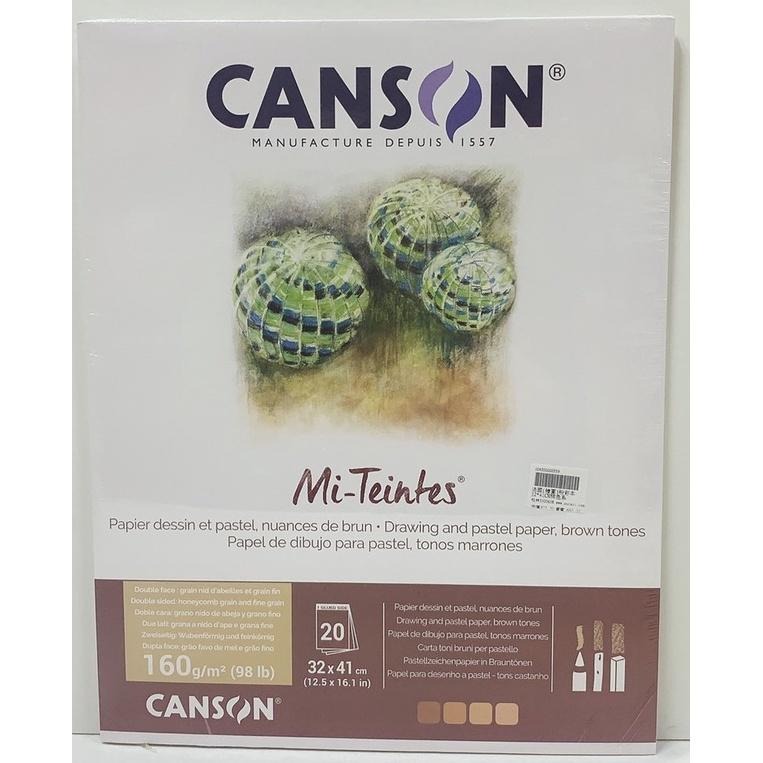 松林 法國 CANSON 康頌 粉彩本 Mi-Teintes 棕色系 灰色系 冷灰色系-細節圖4