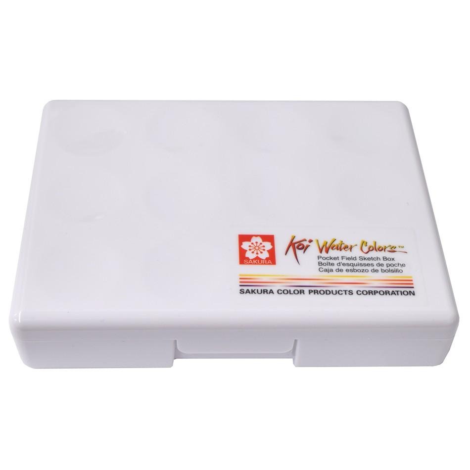 Sukura KOI 櫻花牌 塊狀水彩 特殊色螢光色系金屬色系 夢幻的珍珠色系,CAC創意藝術色彩 12色/24色 套裝-細節圖3