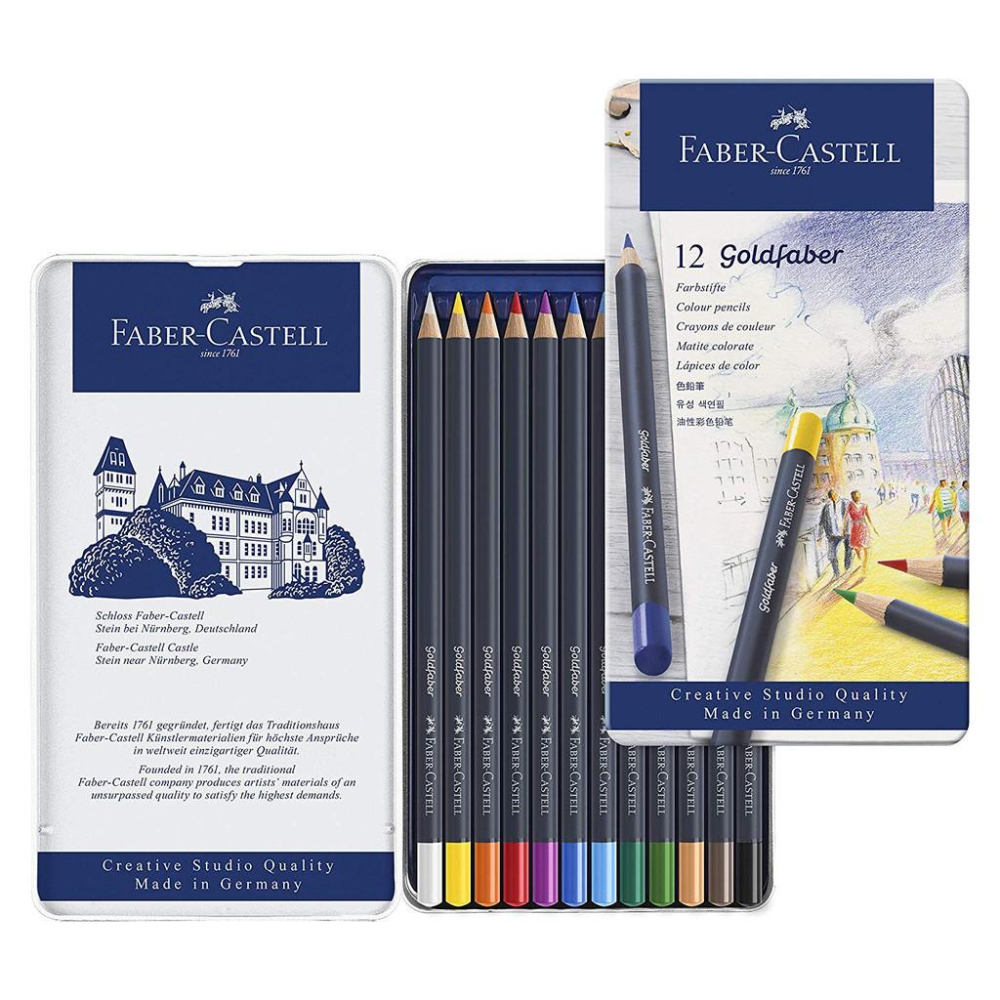 Faber-Castell GOLDFABER 油性彩色鉛筆 12色/24色/36色/48色-細節圖3