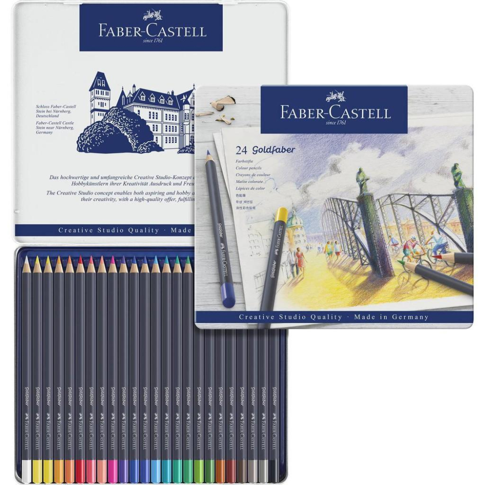 Faber-Castell GOLDFABER 油性彩色鉛筆 12色/24色/36色/48色-細節圖4