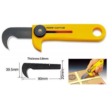 OLFA HOK-1 工業用鐮刀 碳鋼材質刀刃 打包帶之切斷 [替換刀片HOB-1]-細節圖3