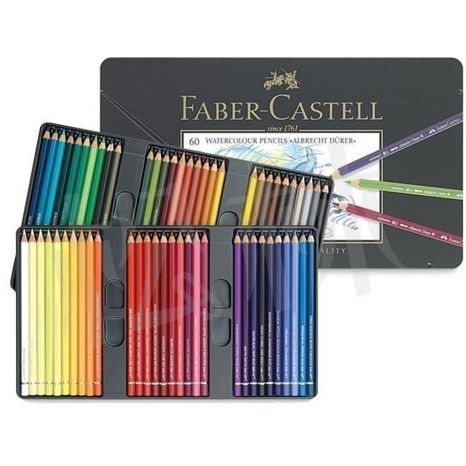 現貨/特價-松林_輝柏 Faber Castell 專家級 綠盒 (藝術家) 輝柏水性色鉛筆60色-細節圖2